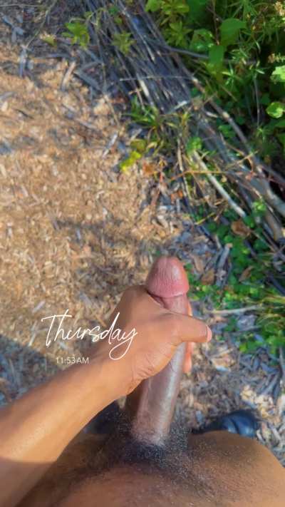 I needed fresh air and a nut