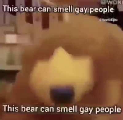 Wonder who he can smell?