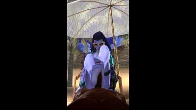 Widowmaker At The Beach (Blueberg) [Overwatch]