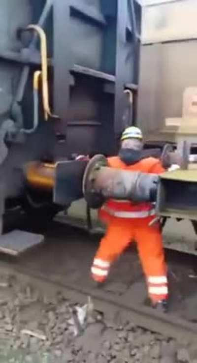 Coupling a train