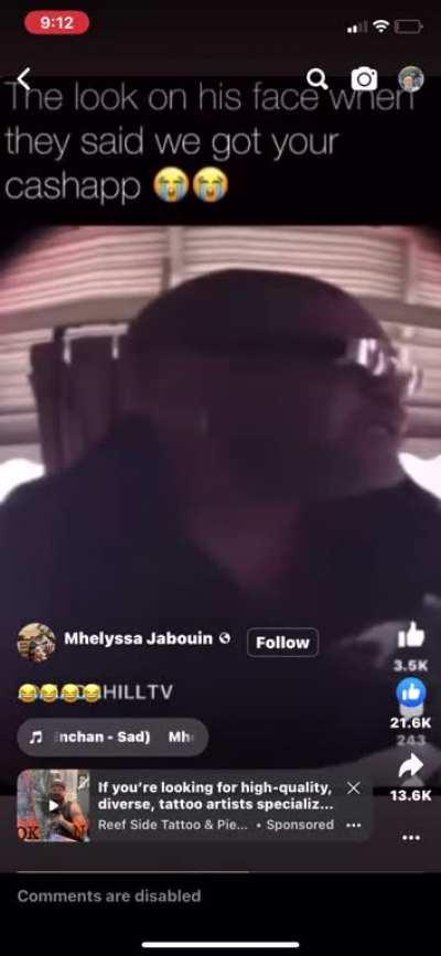 How folks was lookin when he realized the MTV members set em up with the bitch😩😭😭😭