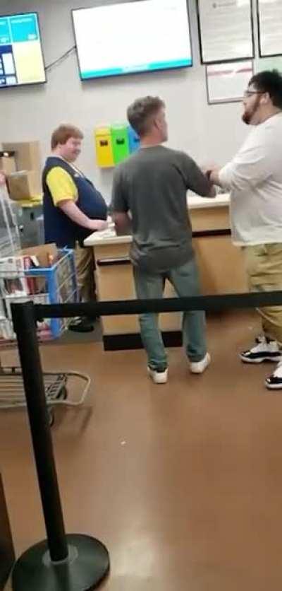 Messing with a guy 2x your size