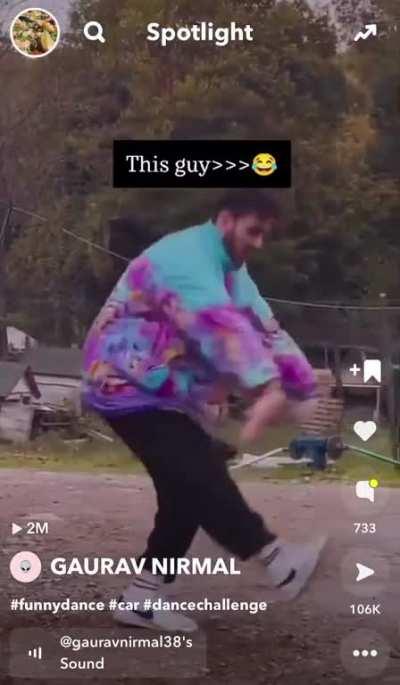 Fella is one with the car alarm