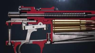 How a Kar98k Bolt Action Rifle Works