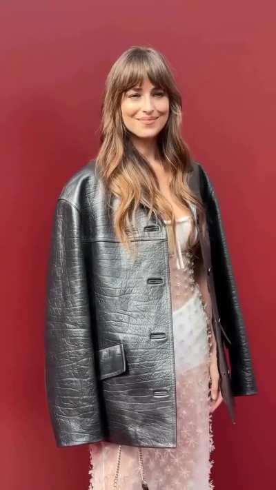 Dakota at the 2025 Gucci fashion show