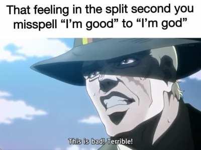 When you become the ultimate life form for a split second