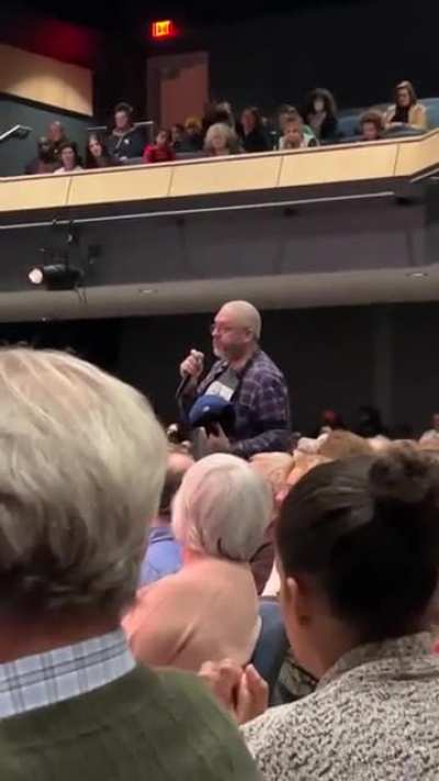 Man in Albany pleads with Rep. Paul Tonko to meet the moment and lead to inspire