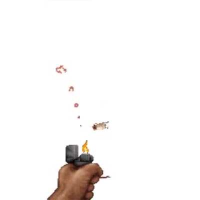 Blood (1997) except the dynamite is a rat