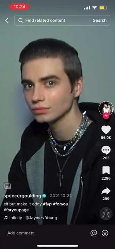 I was looking at tutorials for making elf ears match your skin and I saw this cursed thing. Why.