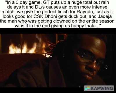 what a game, what a season. big scriptwriters W.