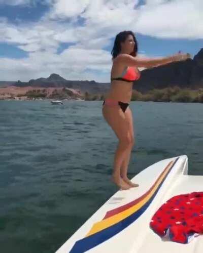 HMC as I flip into the water.