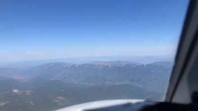 Visual approach and landing into Aspen today