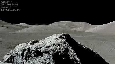 Apollo 17 landed in quite a valley