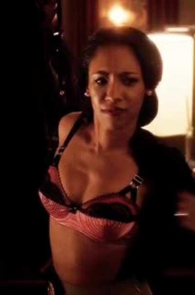 Candice Patton revealing bra