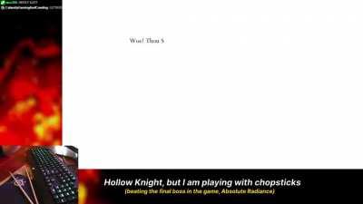 I finally beat Absolute Radiance using chopsticks!