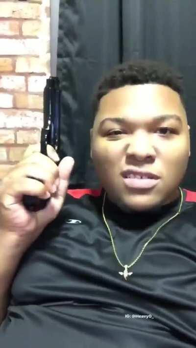 Tryin to be gangsta goes wrong