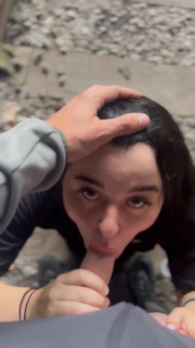 I’ll suck it anywhere he wants 