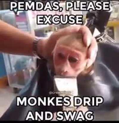 Monkey drip 😳😳😳