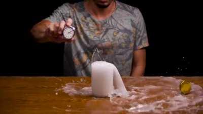 Alguém sabe explicar como ele fez a da xícara?