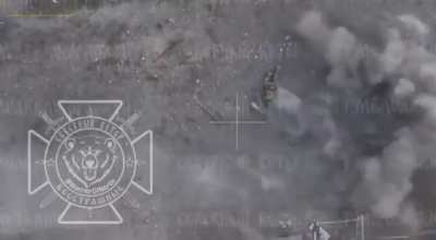 Ukrainian soldier is struck by two VOG grenades, Volchansk