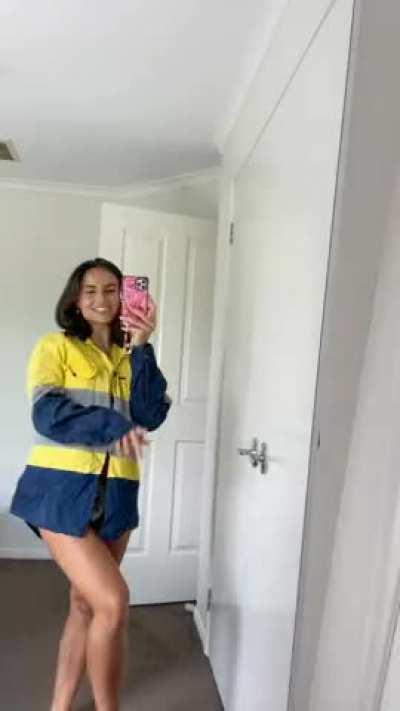 kinda wanna send this to the tradie who left his shirt at my house last night