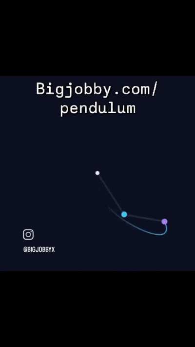 Simple interactive Pendulum