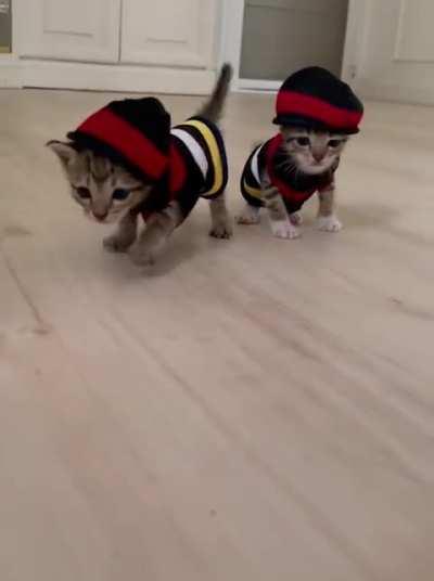 Little rascals causing chaos.