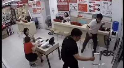 Being polite has suddenly gone wrong