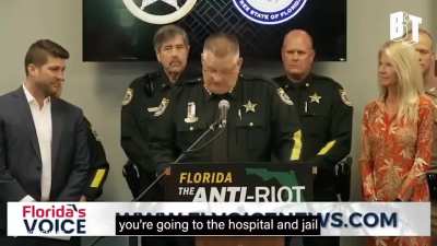 Florida Sheriff Wayne Ivey threatened to kill anti-ICE protesters, offering multiple graphic, sadistic descriptions of how police would do it…