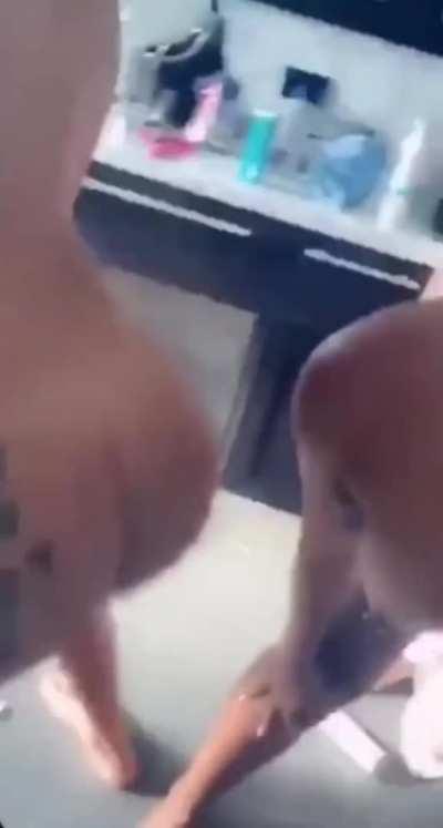 getting ready for the party