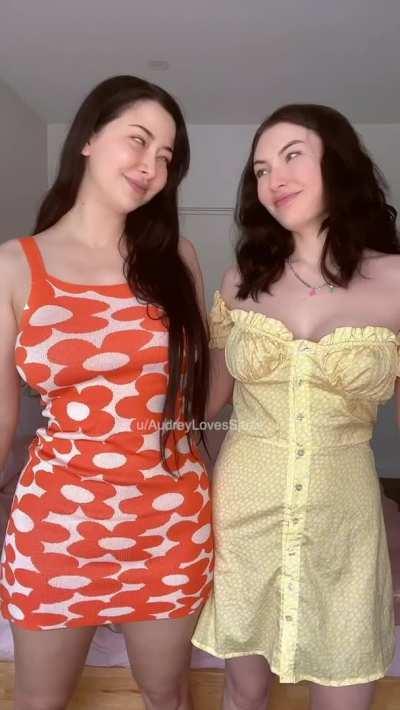 Our dresses look much better on the floor 😈