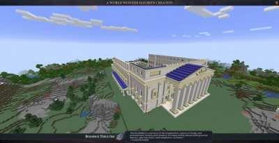 I made the Civilization VI Bolshoi Theatre animation in Minecraft
