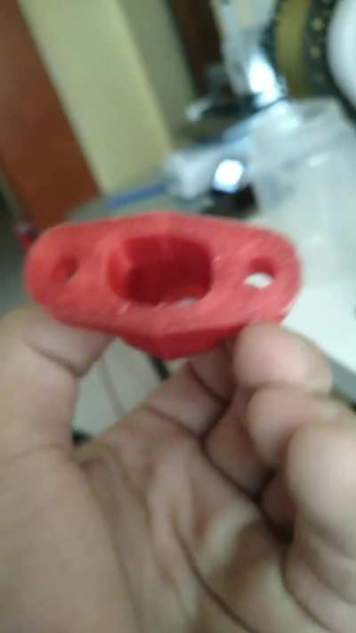 3d printed intake made by me designed by me in autocad, if someone wants one you can ask me for the stl