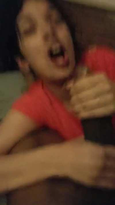 Sexy Latina milks BBC