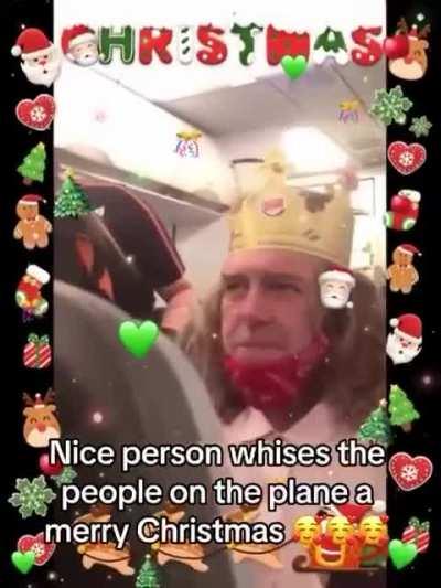 Plane traveler misses a very merry Christmas! 