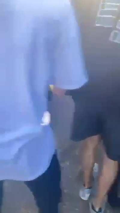 Small children fighting