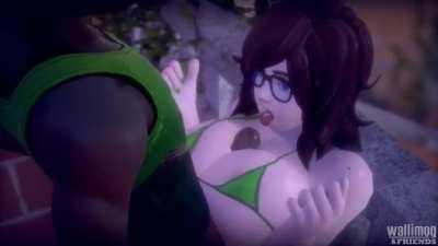 Mei titfuck 3D