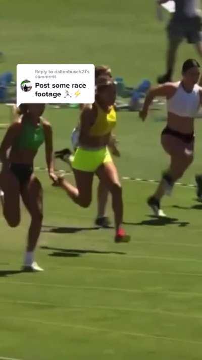 Australian track athlete Olivia May [gif]