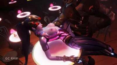 widowmaker fast sex in bar [Overwatch] (GCRaw)