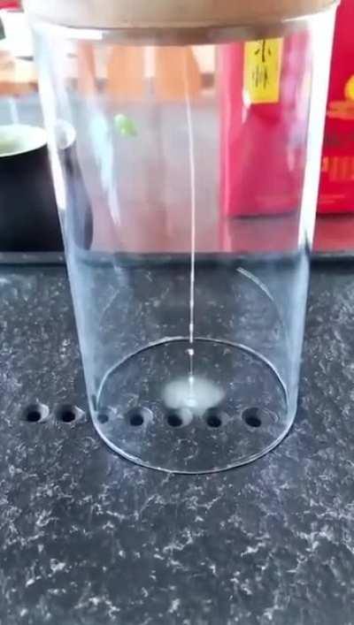 In the absence of moving air around it, smoke obeys the same physical laws as a liquid