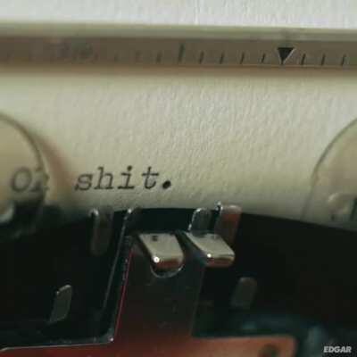 Am I the only one who writes random things just to use my typewriter?