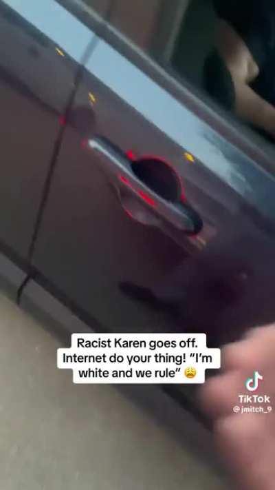 Racist Karen to black man picking up his daughter:&ldquo;I&rsquo;m white. We rule.&rdquo;