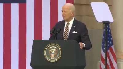 ru pov: Russia can end this war tomorrow ...by ceasing it's inhuman attacks on Russia - Joe Biden, president of USA