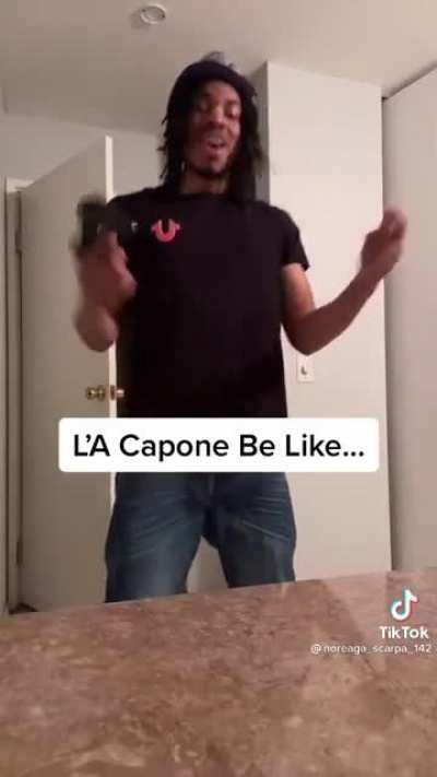 LA Capone in Facedown be like😂