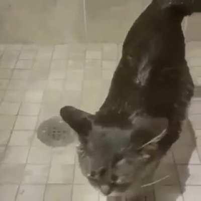 Water is her best friend.