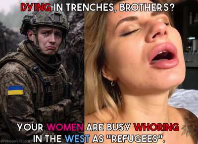 Ukrainian women are actually enjoying the war...