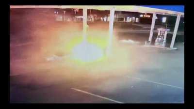 Why you shouldn't attempt a burnout at a gas station