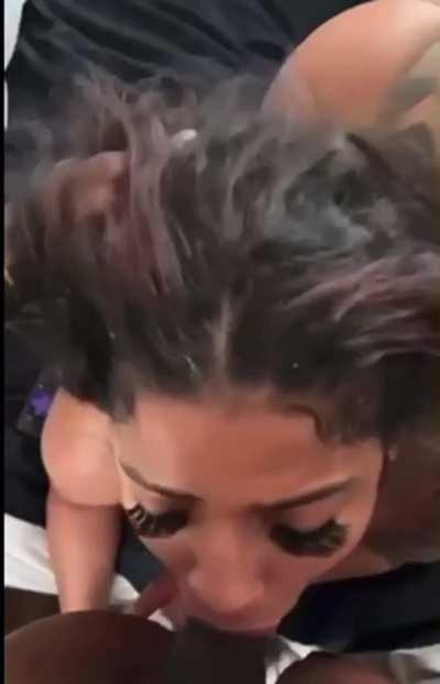 She suckin real 🍆 now?