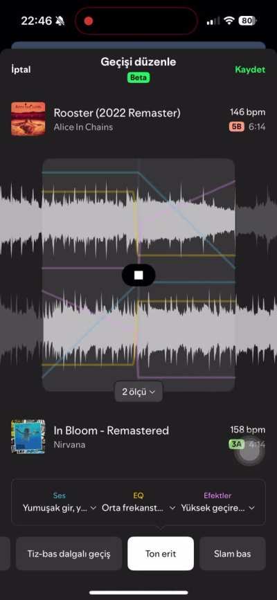 Bu iki şarkının tam bu noktasındaki geçişleri hep birbirine benzetmişimdir.