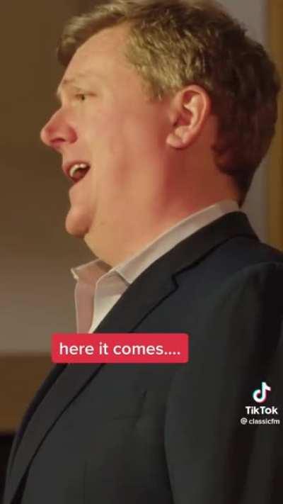 12 year old chorister delivers an incredible rendition of ‘O Holy Night’ with Aled Jones. Wait for it.